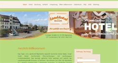 Desktop Screenshot of landhotel-bannewitz.de